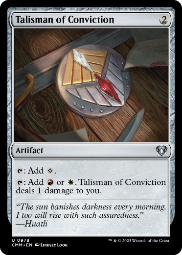 【ENG】《確信のタリスマン/Talisman of Conviction》[CMM]