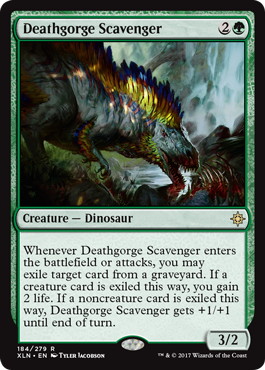 【ENG】《貪る死肉あさり/Deathgorge Scavenger》[XLN]