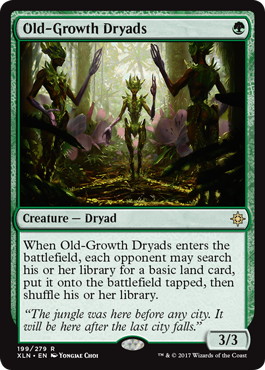 【ENG】《老樹林のドライアド/Old-Growth Dryads》[XLN]