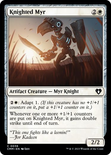 【ENG】《マイアの騎士/Knighted Myr》[CMM]