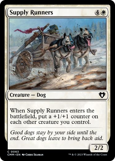 【ENG】【Foil】《補給品運び/Supply Runners》[CMM]