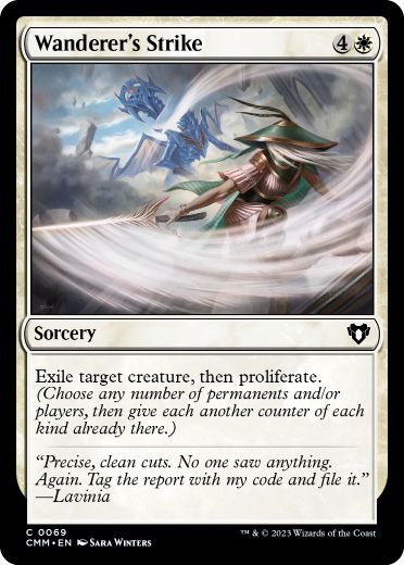 【ENG】【Foil】《放浪者の一撃/Wanderer's Strike》[CMM]