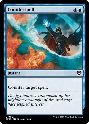 【ENG】【Foil】《対抗呪文/Counterspell》[CMM]