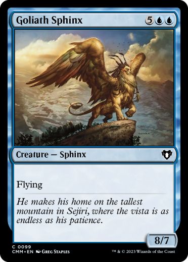 【ENG】【Foil】《大巨人のスフィンクス/Goliath Sphinx》[CMM]