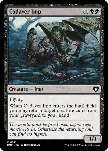 【ENG】【Foil】《死者のインプ/Cadaver Imp》[CMM]
