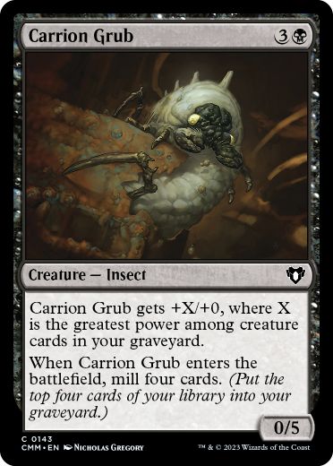 【ENG】【Foil】《屍肉地虫/Carrion Grub》[CMM]