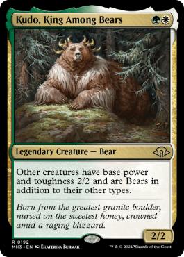 【ENG】【Foil】《熊の中の王、クードー/Kudo, King Among Bears》[MH3]