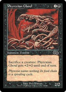 【ENG】《ファイレクシアの食屍鬼/Phyrexian Ghoul》[USG]