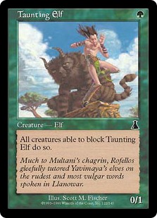 【ENG】【Foil】《嘲るエルフ/Taunting Elf》[UDS]