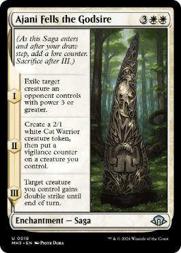 【ENG】《アジャニ、神祖を倒す/Ajani Fells the Godsire》[MH3]