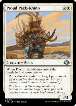 【ENG】《得意げな荷サイ/Proud Pack-Rhino》[MH3]