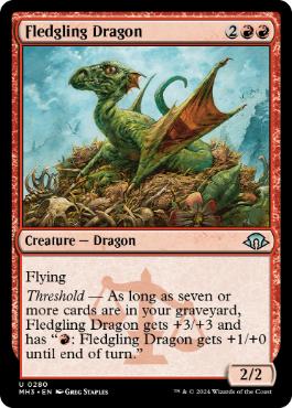 【ENG】《巣立つドラゴン/Fledgling Dragon》[MH3]