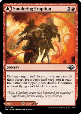 【ENG】【Foil】《引き離しの噴火/Sundering Eruption》[MH3]