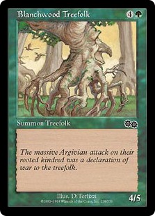 【ENG】《ブランチウッド・ツリーフォーク/Blanchwood Treefolk》[USG]