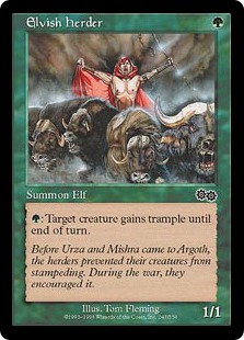 【ENG】《エルフの牧人/Elvish Herder》[USG]