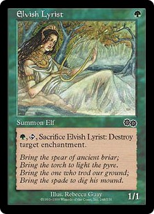 【ENG】《エルフの抒情詩人/Elvish Lyrist》[USG]