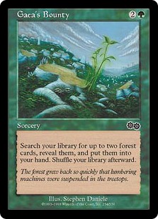 【ENG】《ガイアの恵み/Gaea's Bounty》[USG]
