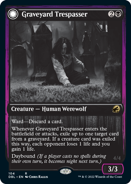 【ENG】■DBL■《墓地の侵入者/Graveyard Trespasser》[MID]