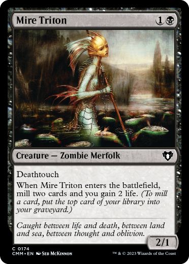 【ENG】【Foil】《ぬかるみのトリトン/Mire Triton》[CMM]