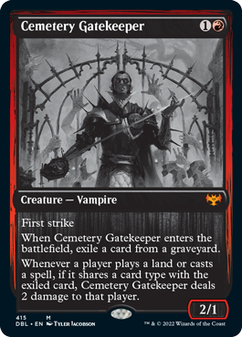 【ENG】■DBL■《墓所の門番/Cemetery Gatekeeper》[VOW]