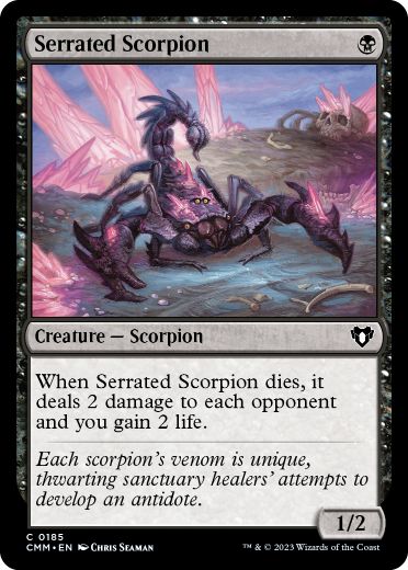 【ENG】【Foil】《鋸刃蠍/Serrated Scorpion》[CMM]