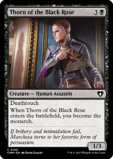 【ENG】【Foil】《黒薔薇の棘/Thorn of the Black Rose》[CMM]