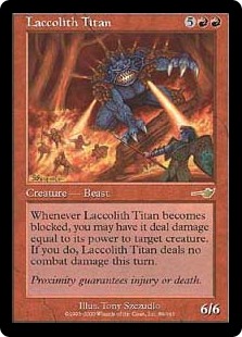 【ENG】《溶岩獣のタイタン/Laccolith Titan》[NEM]