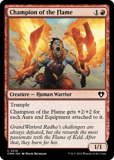 【ENG】【Foil】《炎のチャンピオン/Champion of the Flame》[CMM]