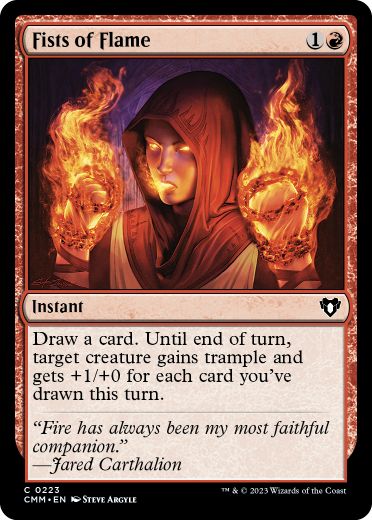 【ENG】【Foil】《炎の拳/Fists of Flame》[CMM]