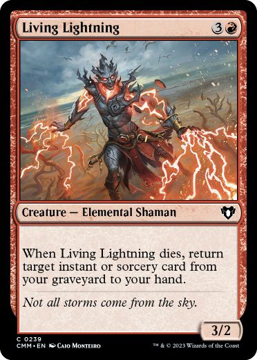 【ENG】【Foil】《生ける稲妻/Living Lightning》[CMM]