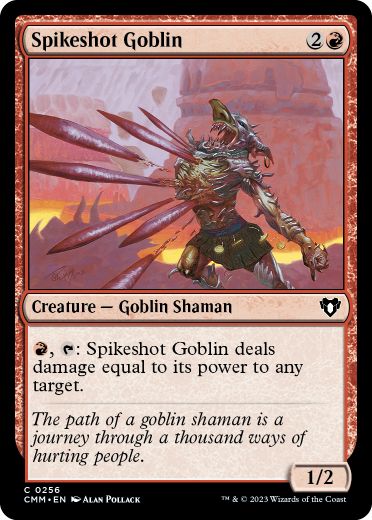【ENG】【Foil】《トゲ撃ちゴブリン/Spikeshot Goblin》[CMM]