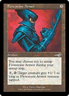 【ENG】【Foil】《流動石の鎧/Flowstone Armor》[NEM]