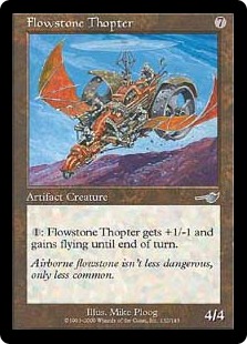 【ENG】【Foil】《流動石の飛行機械/Flowstone Thopter》[NEM]