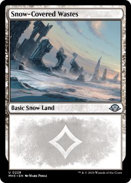 【ENG】《冠雪の荒地/Snow-Covered Wastes》[MH3]