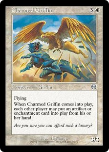 【ENG】【Foil】《魅せられたグリフィン/Charmed Griffin》[MMQ]
