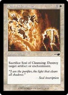 【ENG】【Foil】《浄化の印章/Seal of Cleansing》[NEM]