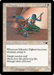 【ENG】【Foil】《絹拳の闘士/Silkenfist Fighter》[NEM]
