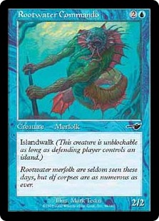 【ENG】【Foil】《ルートウォーターの猛士/Rootwater Commando》[NEM]