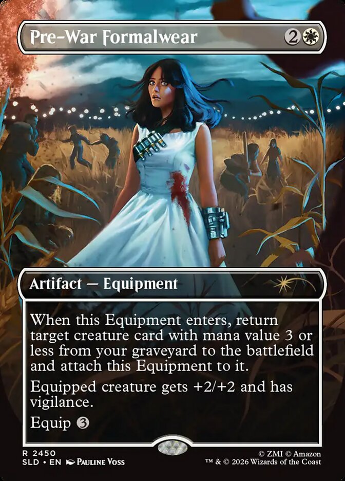 【ENG】【Foil】■ボーダーレス■《戦前の正装/Pre-War Formalwear》(2450)[Secret Lair]