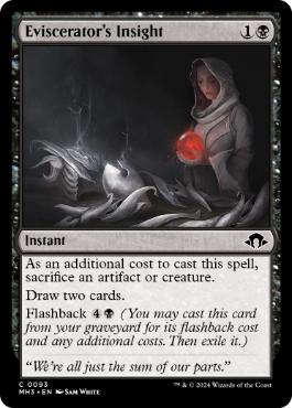 【ENG】【Foil】《腸抜きの洞察/Eviscerator's Insight》[MH3]