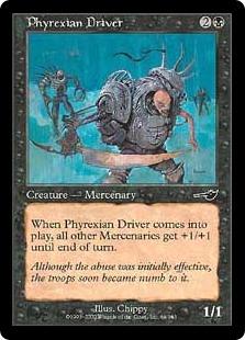 【ENG】【Foil】《ファイレクシアの督戦官/Phyrexian Driver》[NEM]