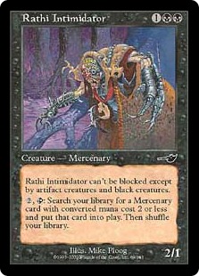 【ENG】【Foil】《ラースの威嚇者/Rathi Intimidator》[NEM]