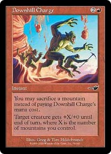 【ENG】【Foil】《逆落としの突撃/Downhill Charge》[NEM]