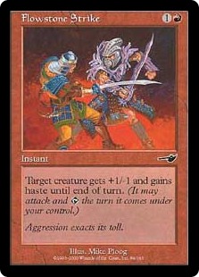 【ENG】【Foil】《流動石の一撃/Flowstone Strike》[NEM]