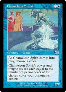 【ENG】【Foil】《カメレオン・スピリット/Chameleon Spirit》[MMQ]