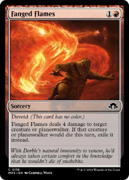 【ENG】【Foil】《牙持つ炎/Fanged Flames》[MH3]