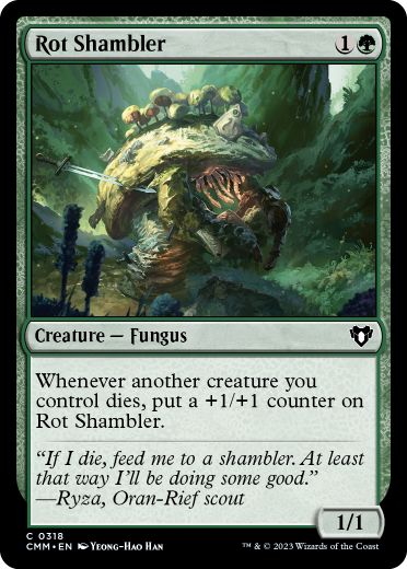 【ENG】【Foil】《腐敗のシャンブラー/Rot Shambler》[CMM]