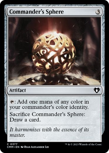 【ENG】【Foil】《統率者の宝球/Commander's Sphere》[CMM]