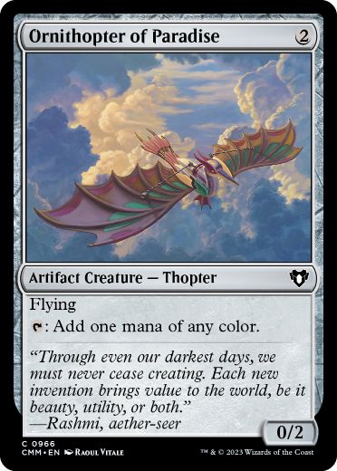 【ENG】《極楽の羽ばたき飛行機械/Ornithopter of Paradise》[CMM]