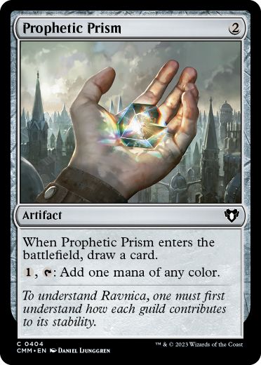 【ENG】【Foil】《予言のプリズム/Prophetic Prism》[CMM]